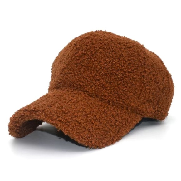 Teddy Bear Brown Fuzzy Hat - Picture 1 of 2